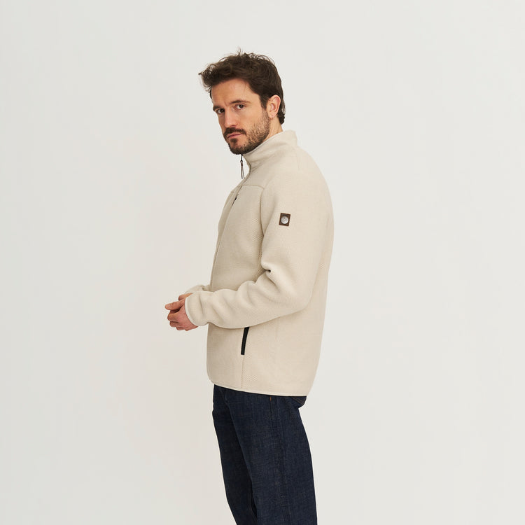Lars Men - Outdoor cardigan - Sand MV2