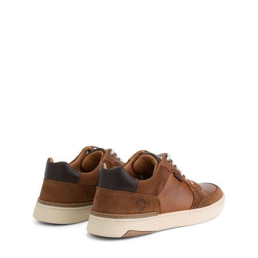 Burnham - Leather sneaker - Men - Cognac BD
