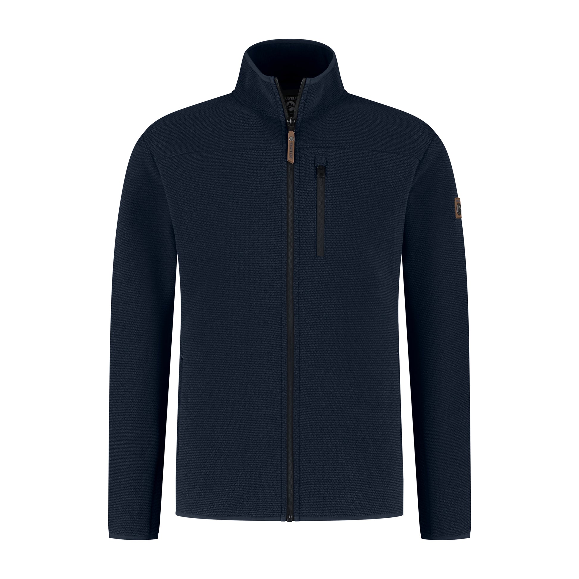 Lars Men - Outdoor cardigan - Navy F