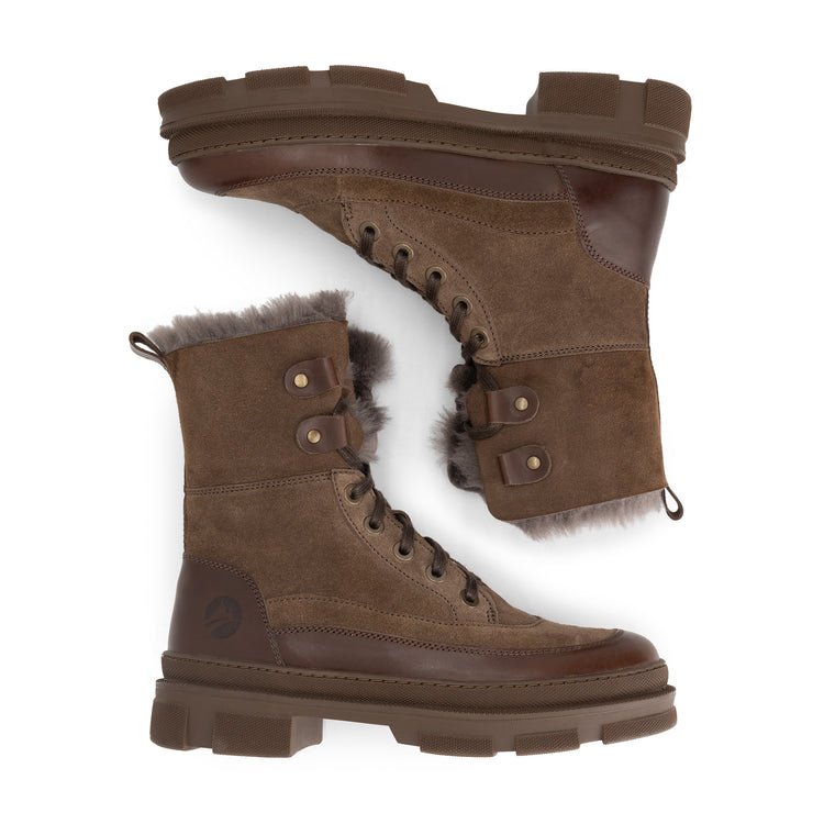Tremblant Women - Winter Boots - Wool-Lined - Dark Brown