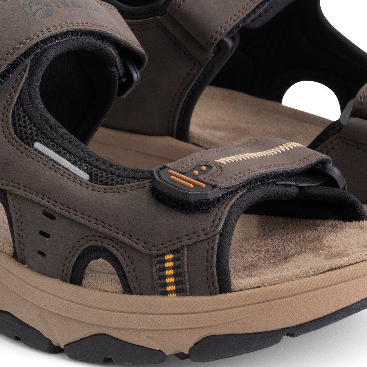 Brusdal Men - Hiking sandals - Dark brown DFW