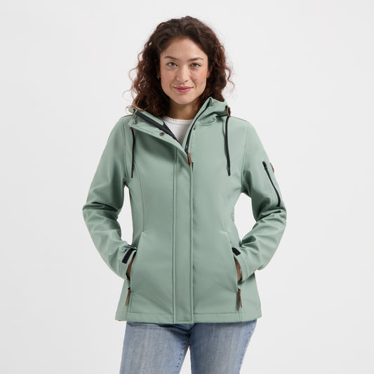 Malika - Waterproof softshell jacket - Women - Green MV