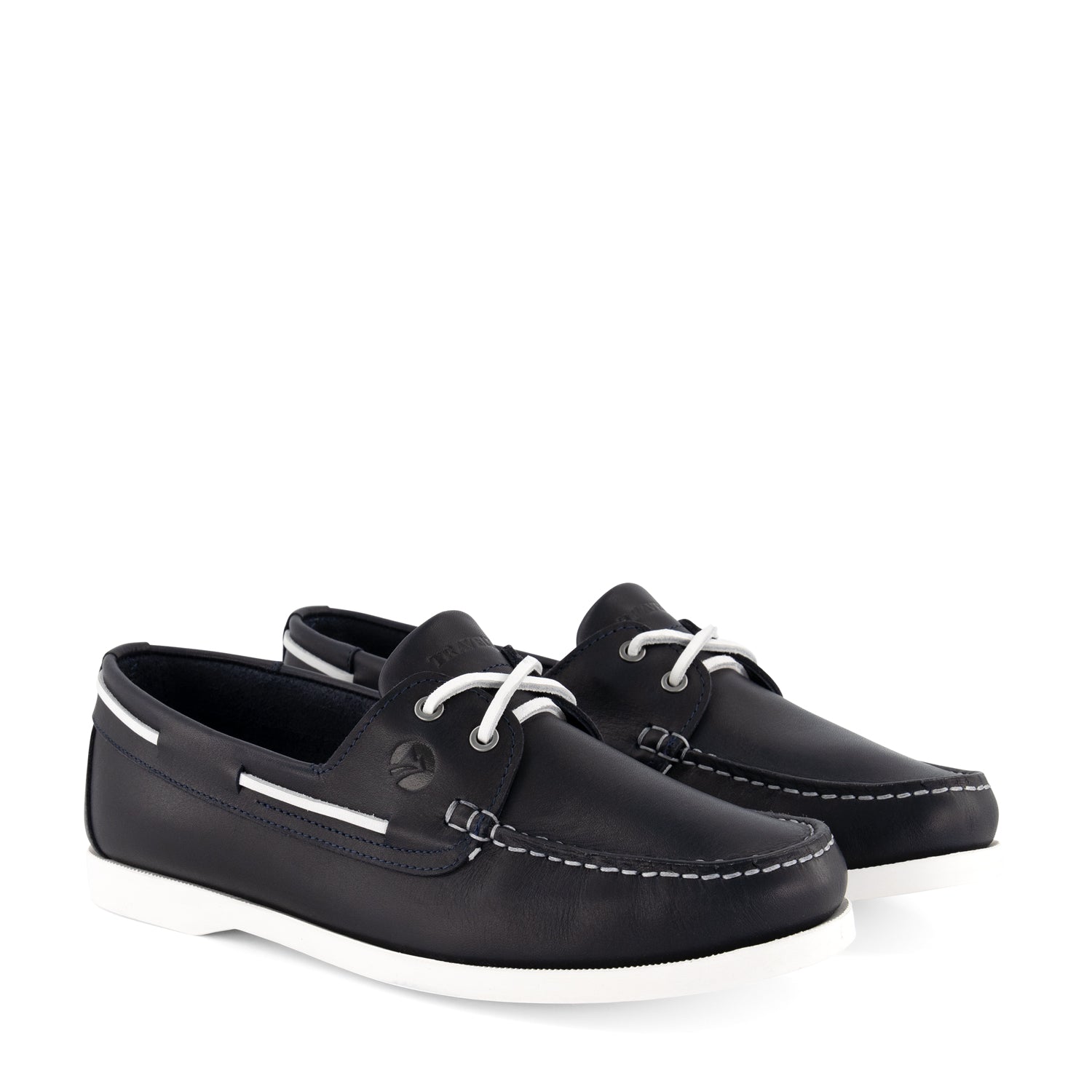 Eidfjord Men - Boat shoes - Leather - Navy FRD