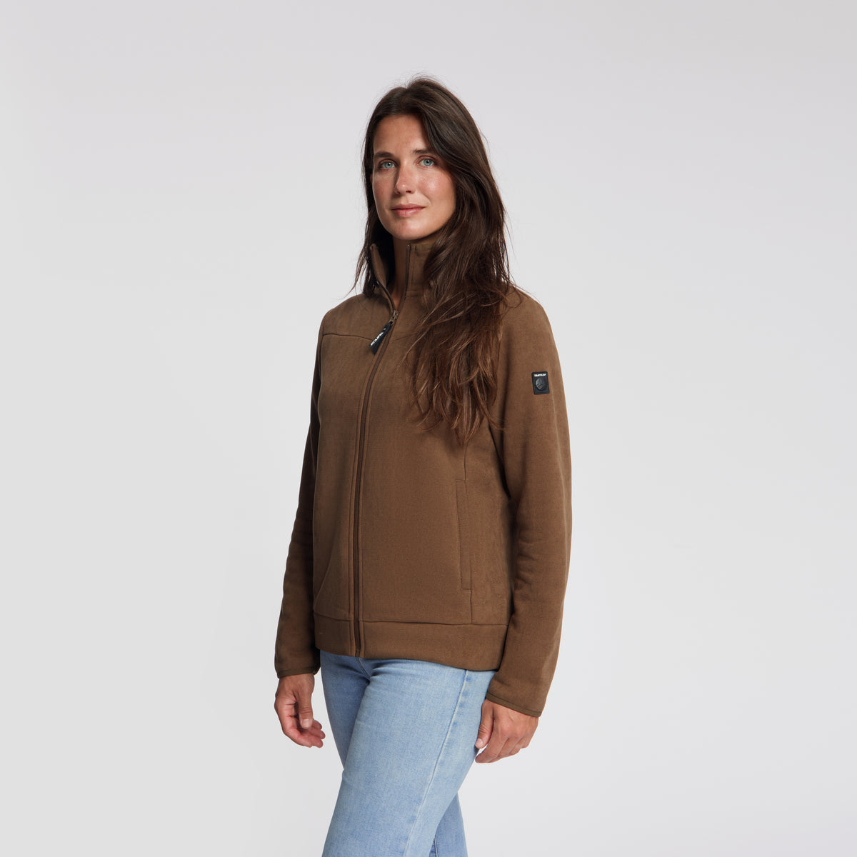 Rut Women - Outdoor Vest - Fleece - Dark Brown MV2