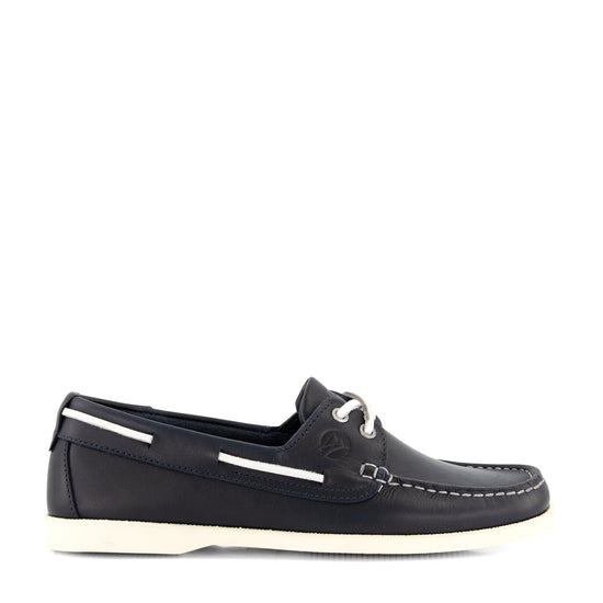 Ebeltoft Women - Boat shoes - Leather - Navy R