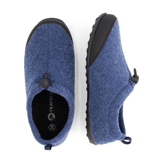 Back2Home Women - House slippers - Wool - Navy UPD