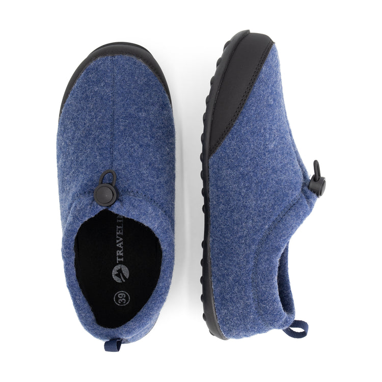 Back2Home Women - House slippers - Wool - Navy UPD