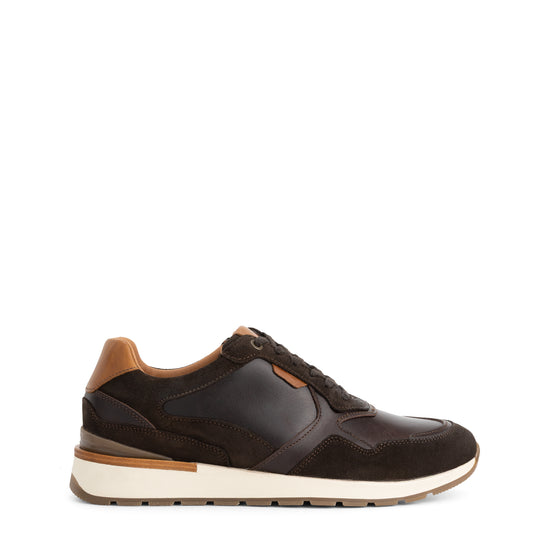 Dalton Men - Sneakers - Leather - Dark brown R