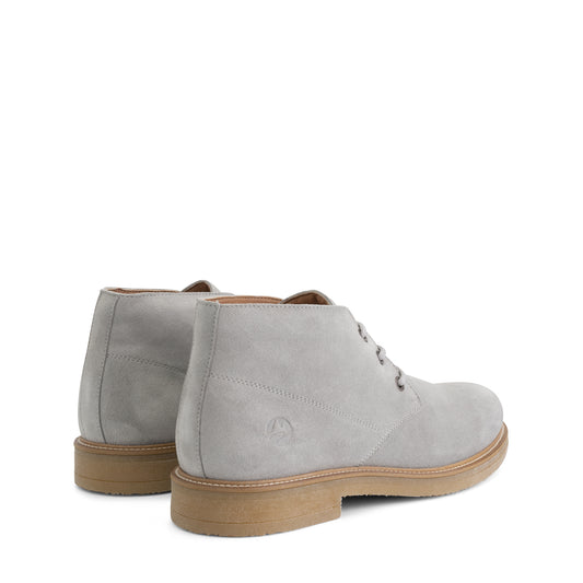 Redhill Men - Mid lace-up shoes - Suede - Grey BD