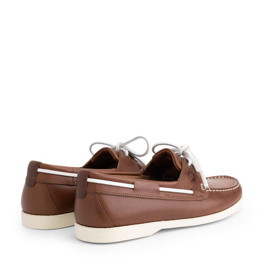 Exmouth Women - Boat shoes - Leather - Cognac BD