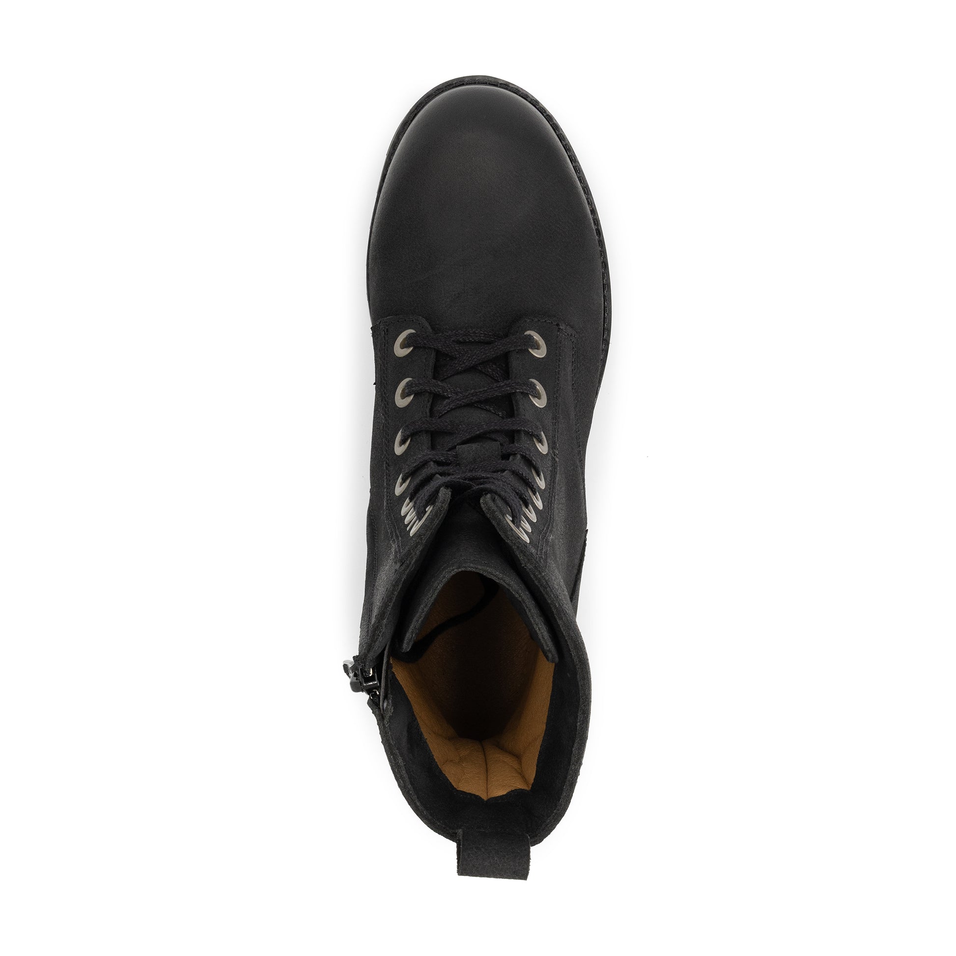 Bossvika Women - Lace-up boots - Nubuck - Black UPS