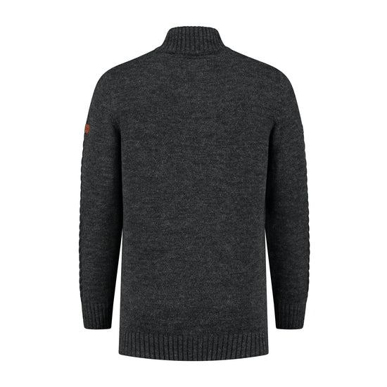 Falun Men - Knitted jumper - Antracite B