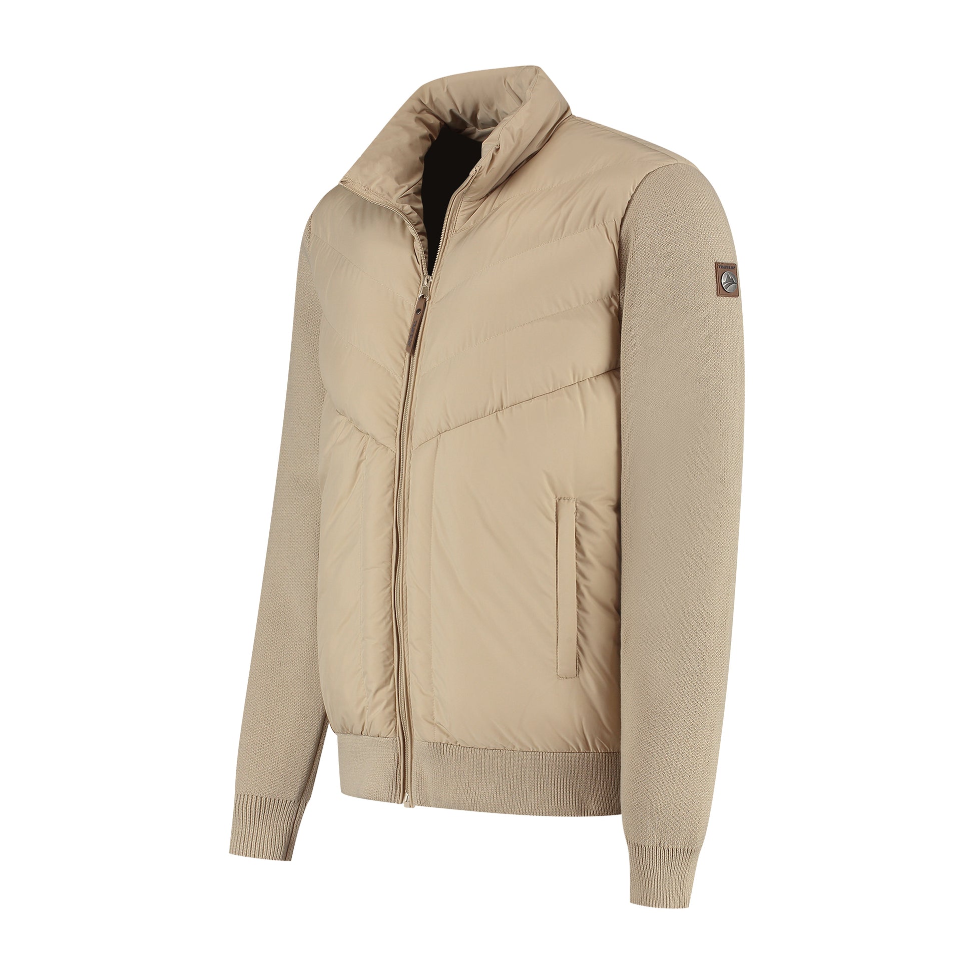 Damian Men - Outdoor cardigan - Padded - Sand FL