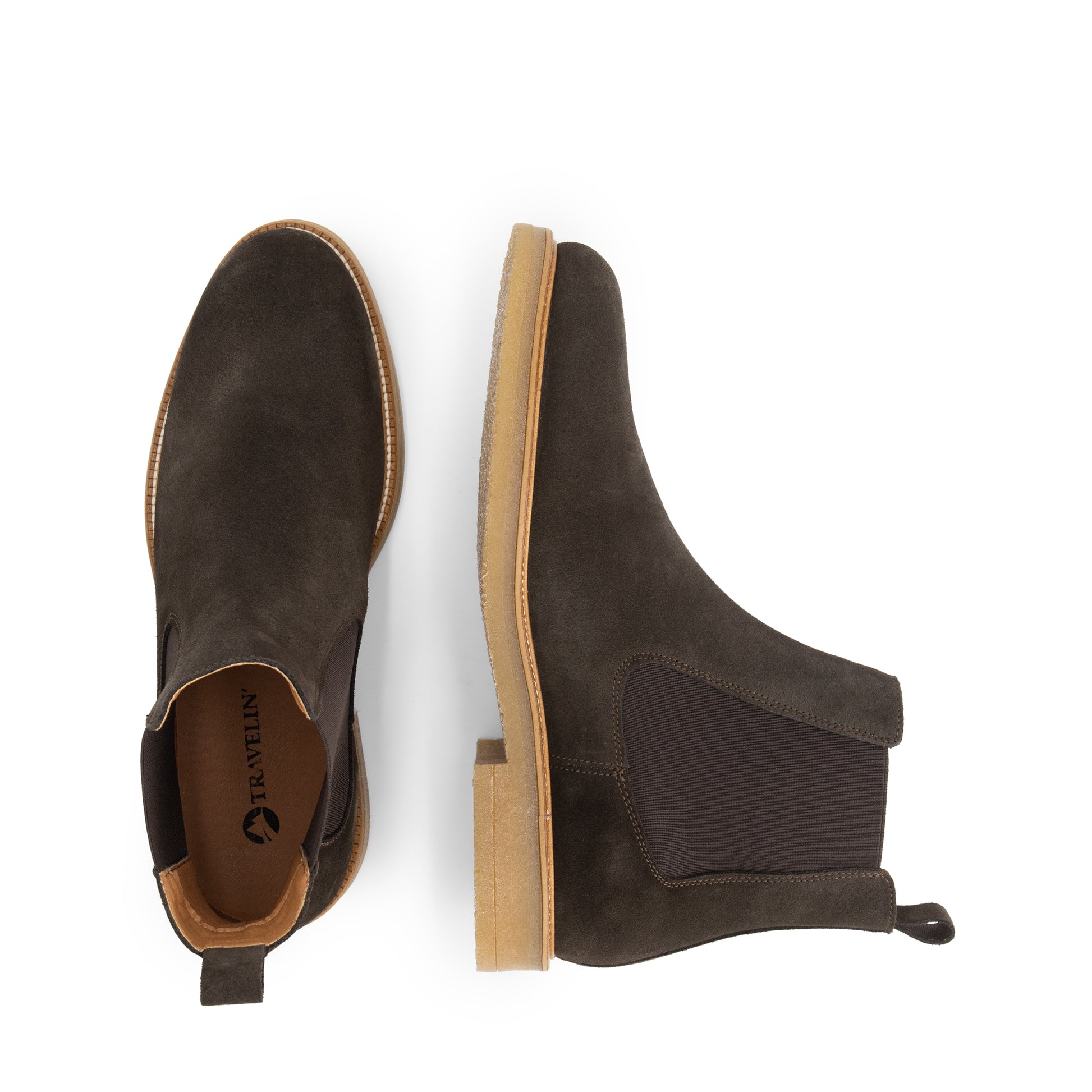 Fowley Men - Chelsea boots - Leather - Dark brown UPD