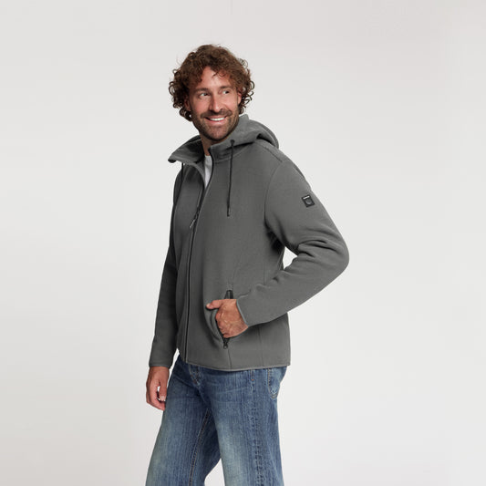 Tyko Men - Outdoor Vest - Fleece - Grey MV2