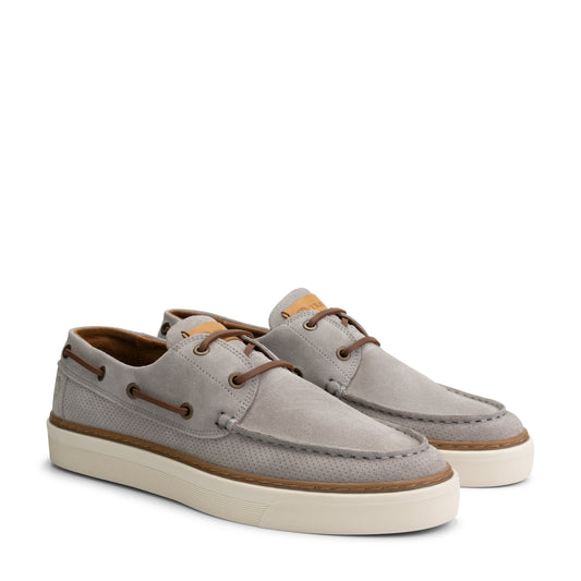 Shipton Men - Lace-up shoes - Suede - Grey FRD