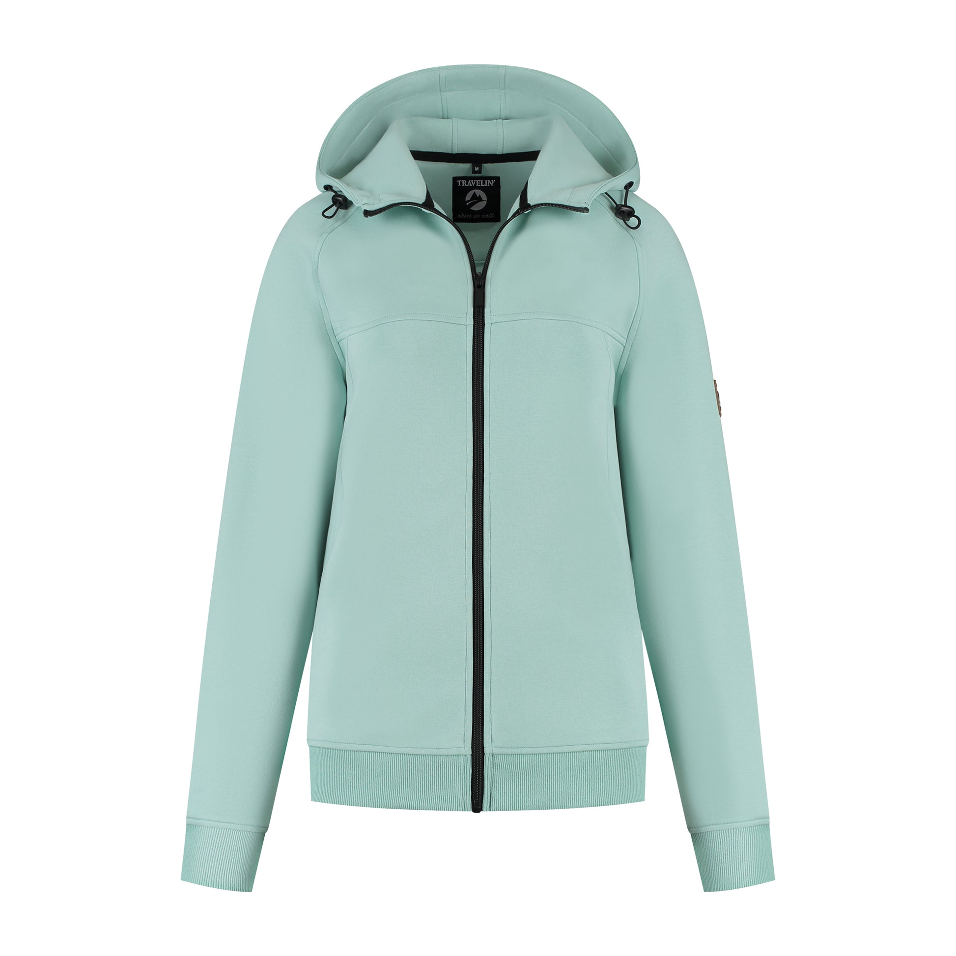 Sanna Women - Outdoor cardigan - Sweater - Green F