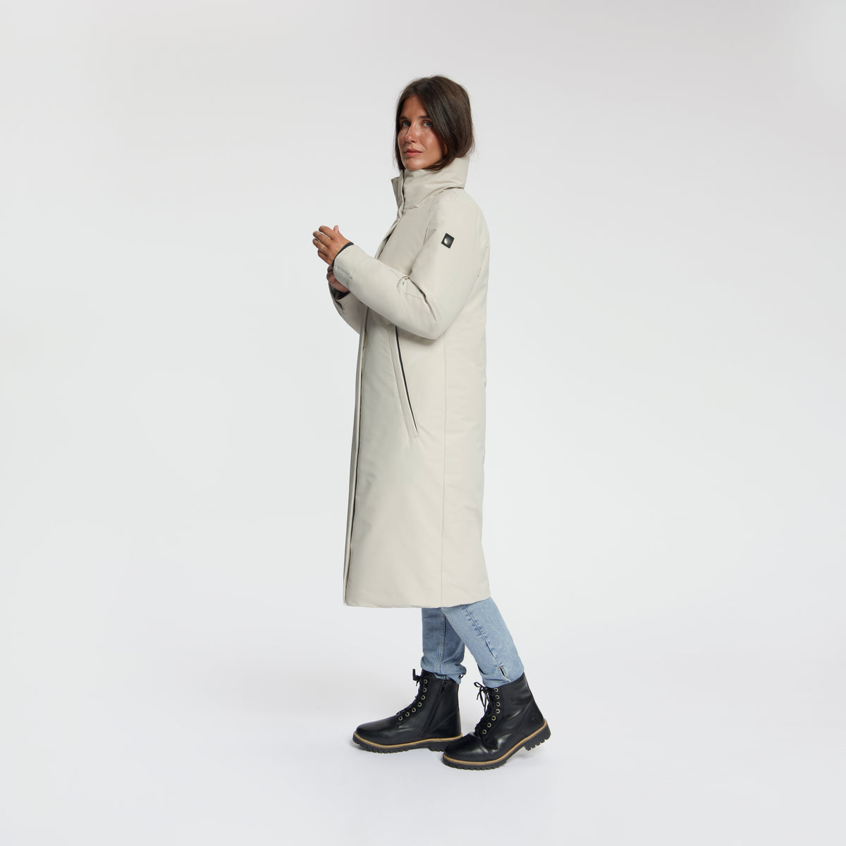 Saeby Women - Hardshell Winter Jacket - Waterproof - Sand MV2