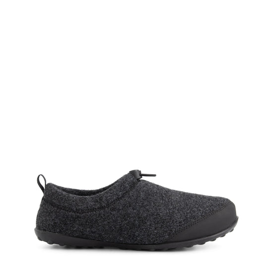 Back2Home Women - House slippers - Wool - Dark grey R