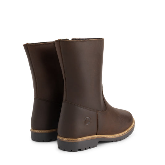 Nakskov Women - Boots - Wool-lined - Dark Brown BD
