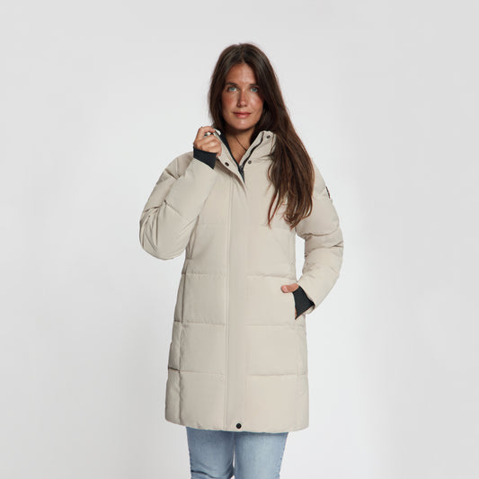 Astrid Women - Puffer Winter Jacket - Waterproof - Sand MV