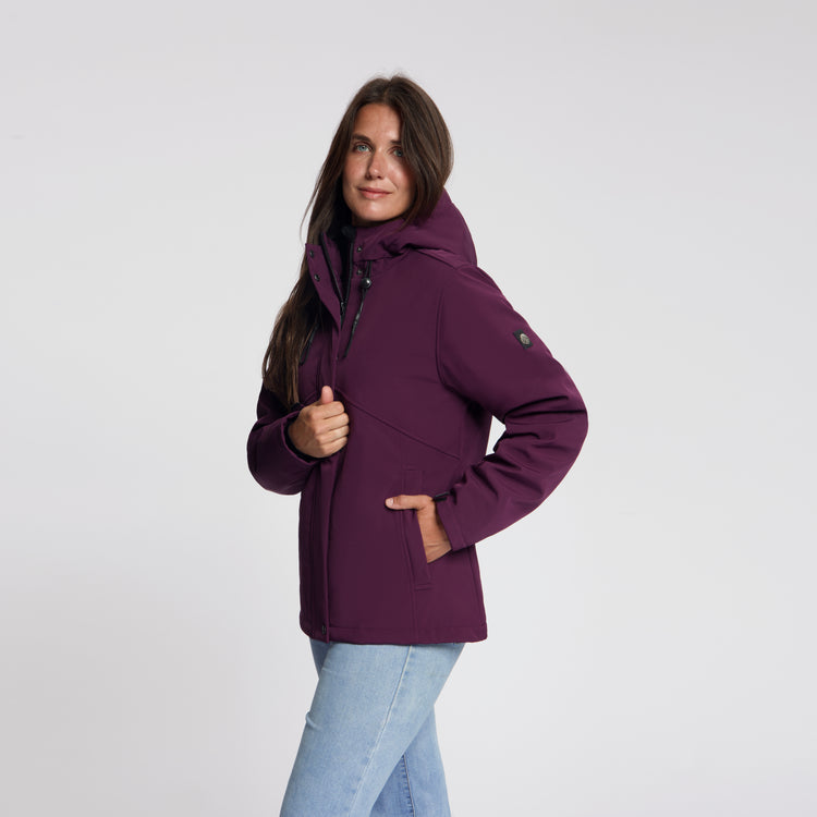 Nykke Women - Softshell Jacket - Waterproof - Purple MV2