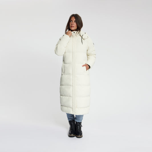Unni Women - Puffer Winter Jacket - Corduroy - Off-White MV