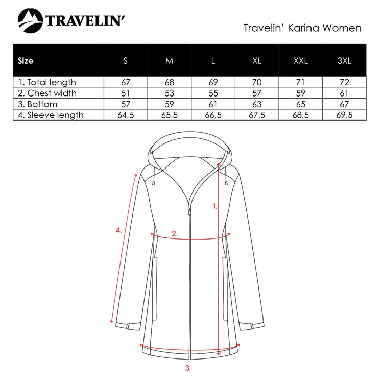 Karina Women - Softshell jacket - Padded - Light blue SC