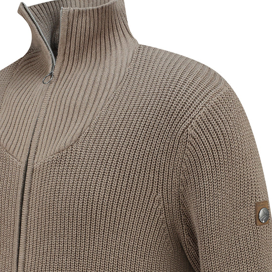 Snowdon Men - Cardigan - Cashmere blend - Sand DCB