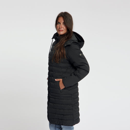 Saga Women - Puffer Winter Jacket - Waterproof - Black MV2