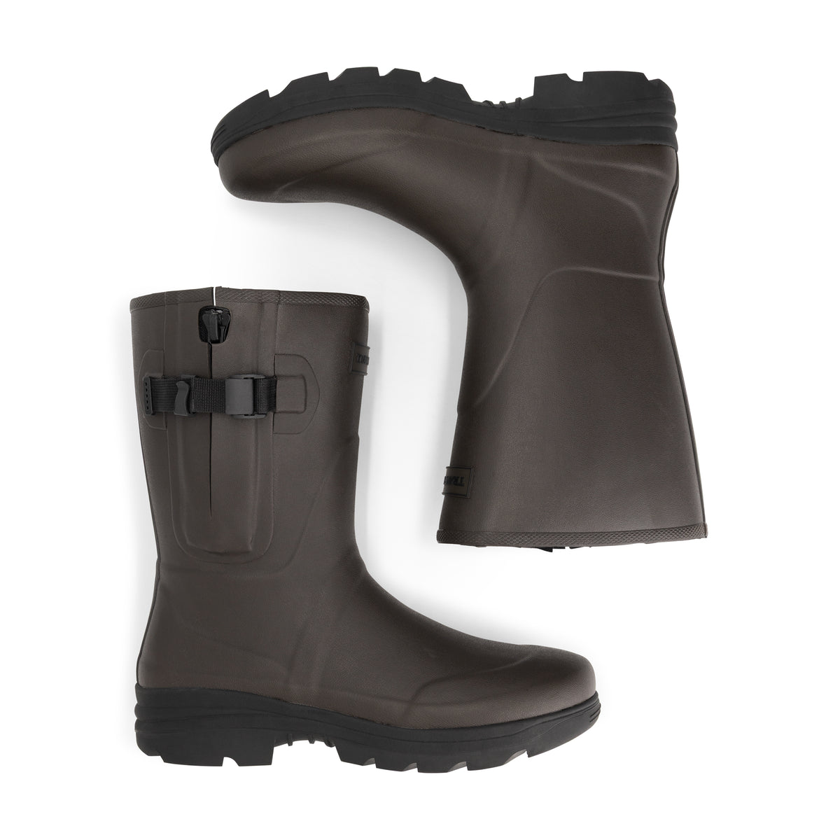 Svaneke Women - Rain Boots - Rubber Boots - Dark Brown UPD