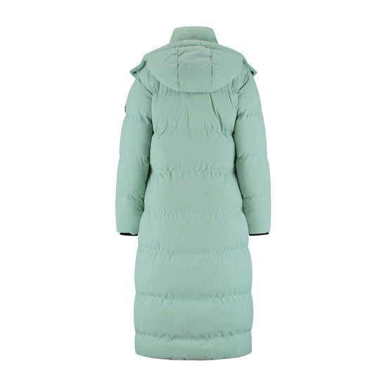 Umea Women - Puffer Winter Jacket - Corduroy - Green B