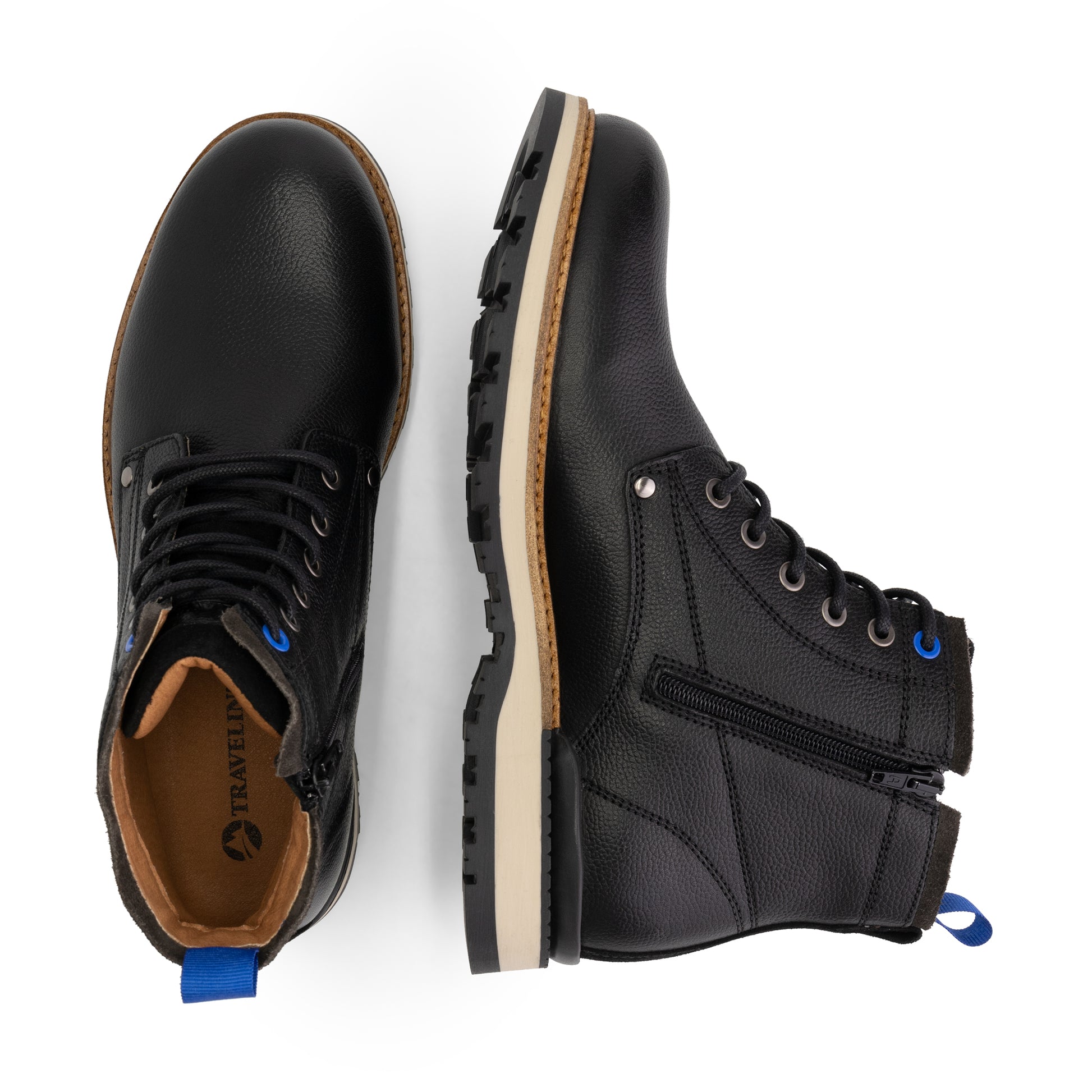 Malling Men - Lace-up boots - Leather - Black UPD