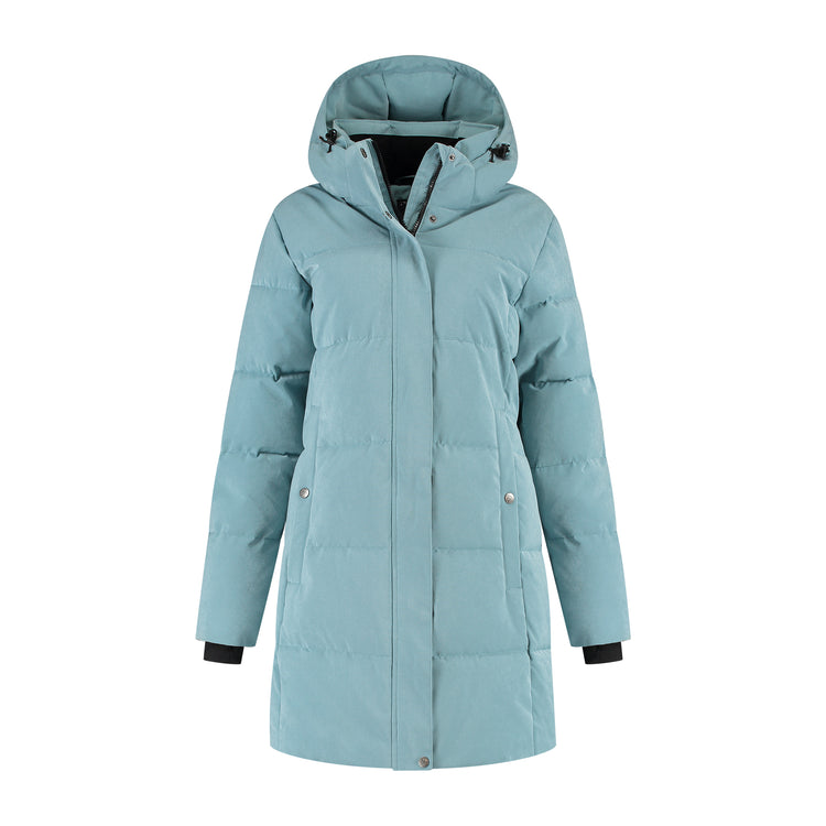Rissne Women - Puffer jacket - Water-resistant - Light blue F