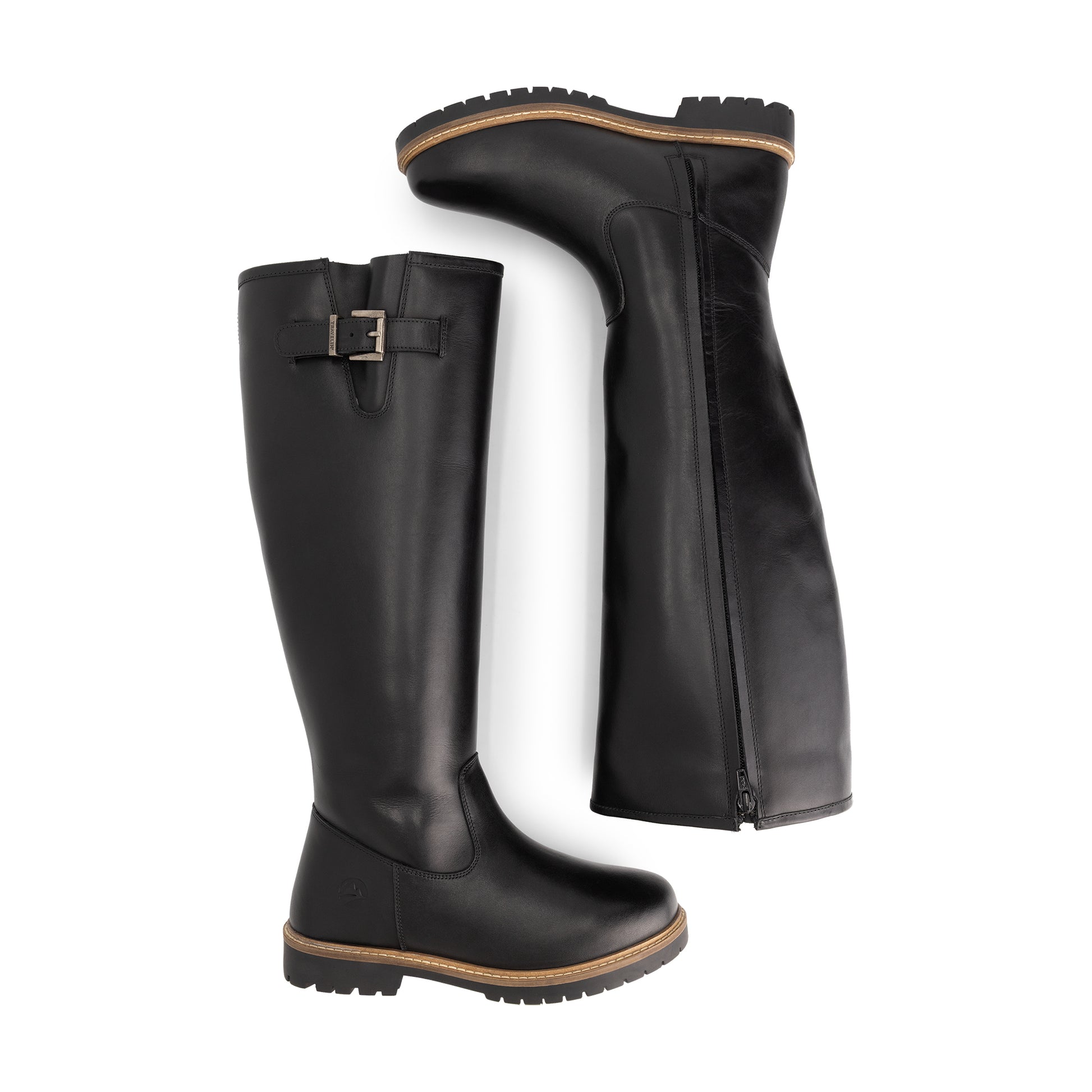 Dannemare Women - High boots - Wool-lined - Black UPD