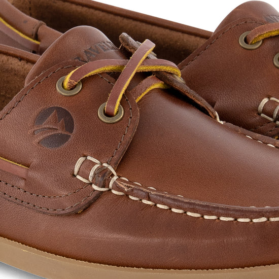 Exmouth Women - Boat shoes - Leather - Brown DFW
