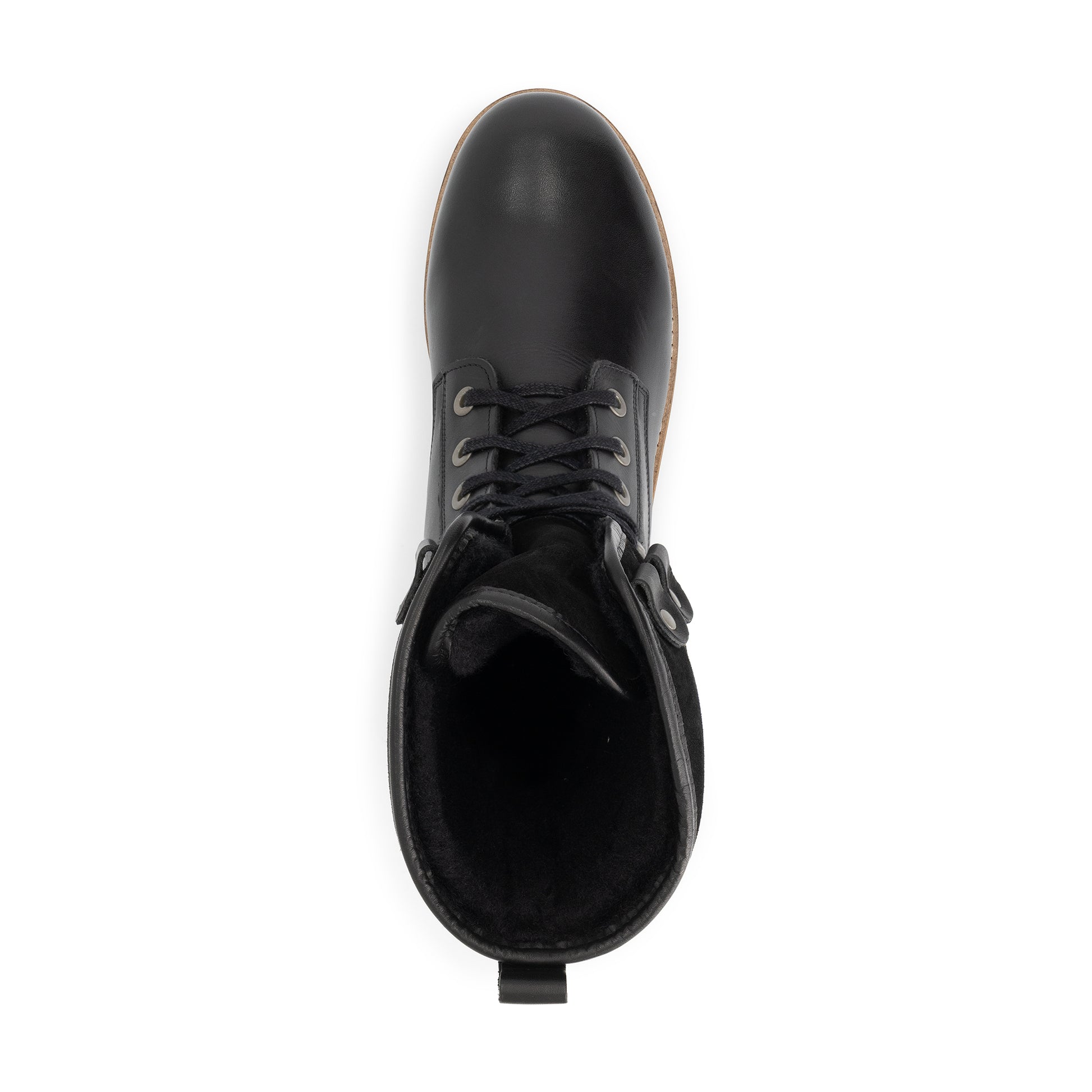 Jostedal Men - Lace-up boots - Wool-lined - Black UPS
