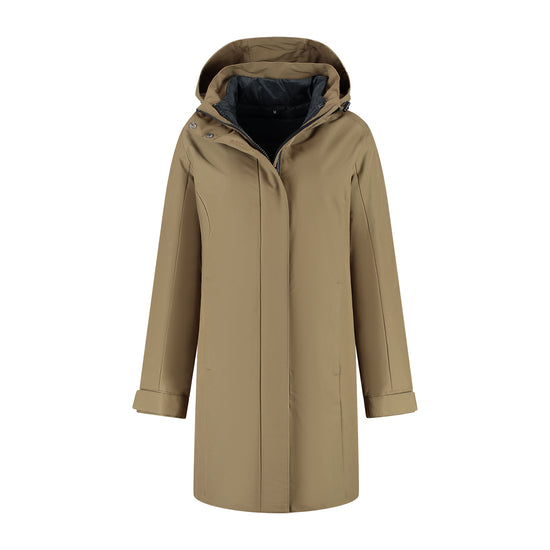 Ginser Women - 3-in-1 jacket - Waterproof - Brown F