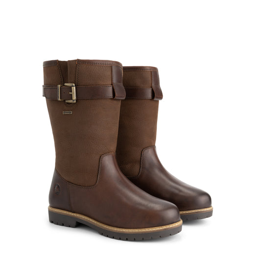 Vrangen Women - Outdoor Boots - Wool-Lined - Dark Brown FRD