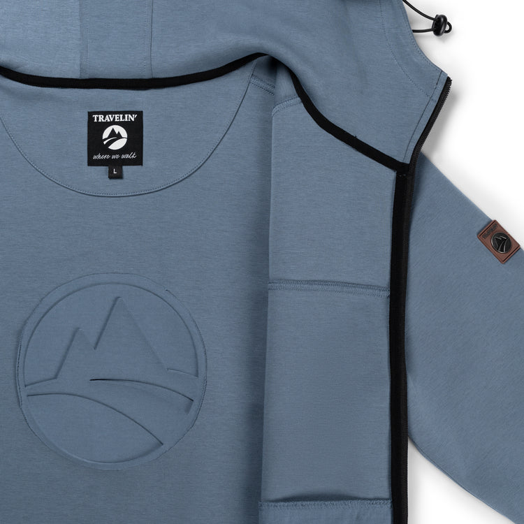 Stig Men - Outdoor cardigan - Sweater - Blue DCI