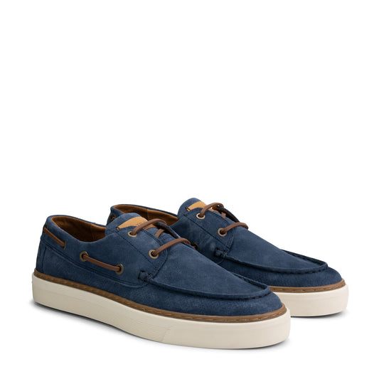 Shipton Men - Lace-up shoes - Suede - Blue FRD