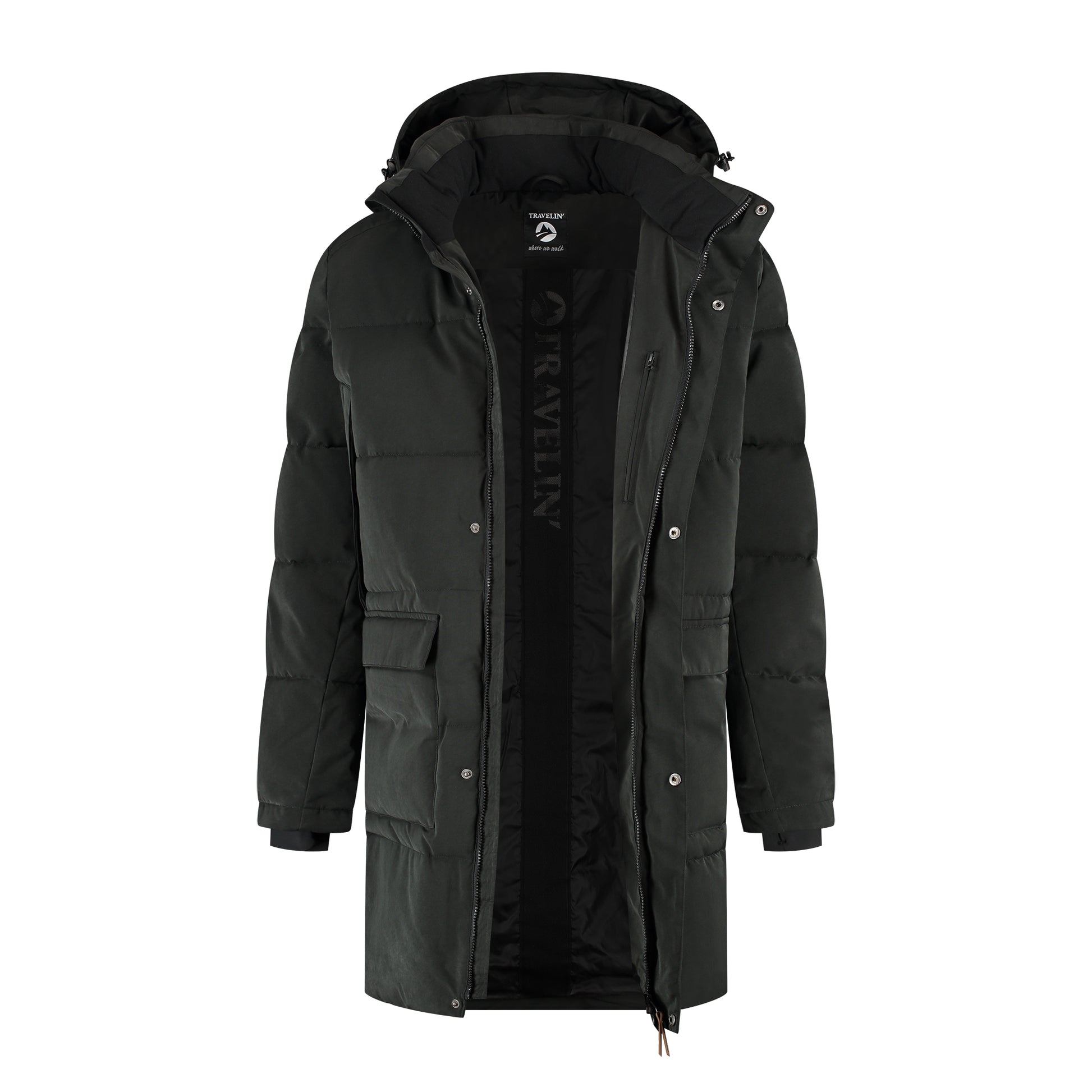 Ladan Men - Puffer jacket - Water-resistant - Black CVO