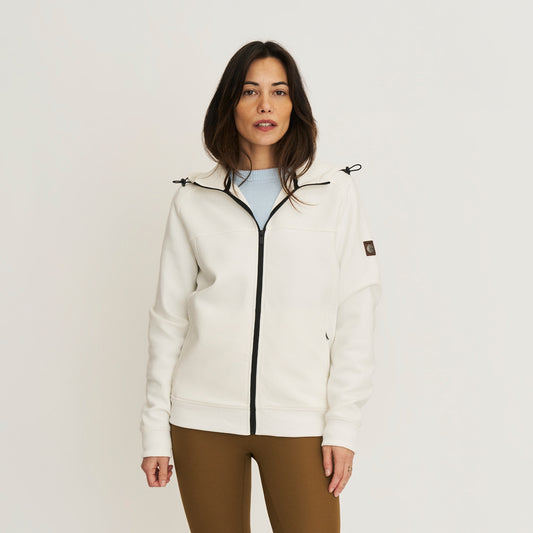 Silje Women - Outdoor cardigan - Sweater - Off-white MV