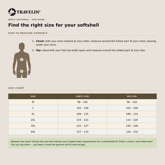 Njal Men - Softshell Jacket - Waterproof - Dark Brown SC