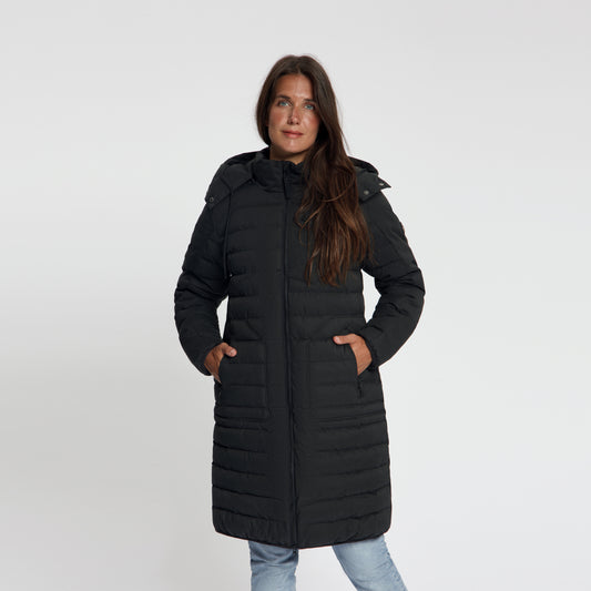 Saga Women - Puffer Winter Jacket - Waterproof - Black MV
