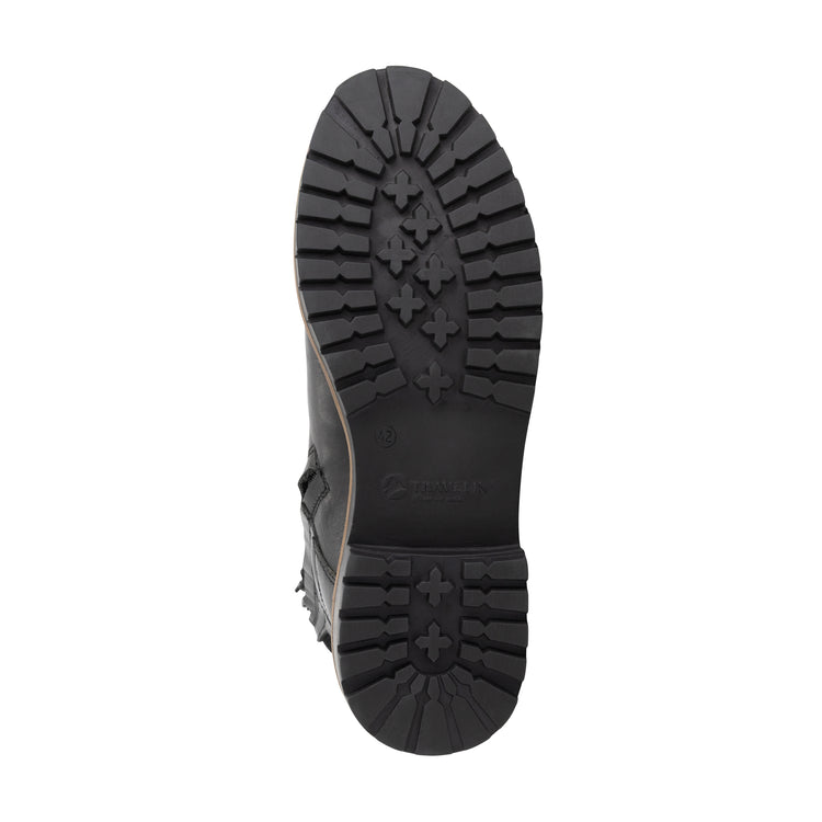 Langstrand Men - Lace-up boots - Wool-lined - Black UNS