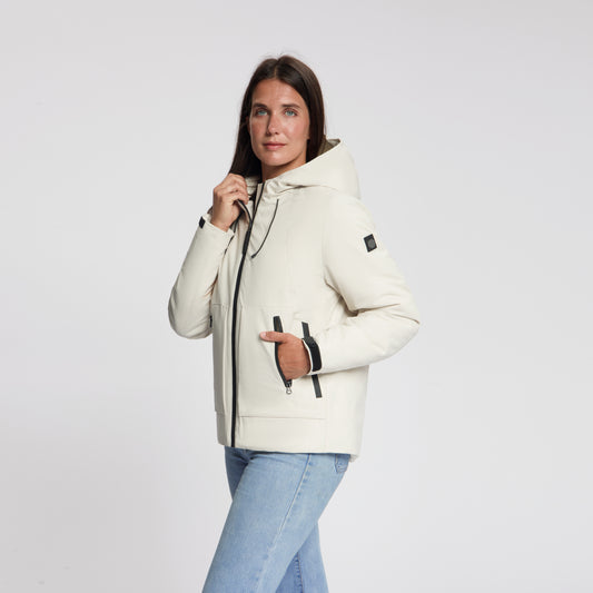 Nayla Women - Lined Hardshell Jacket - Sand MV2