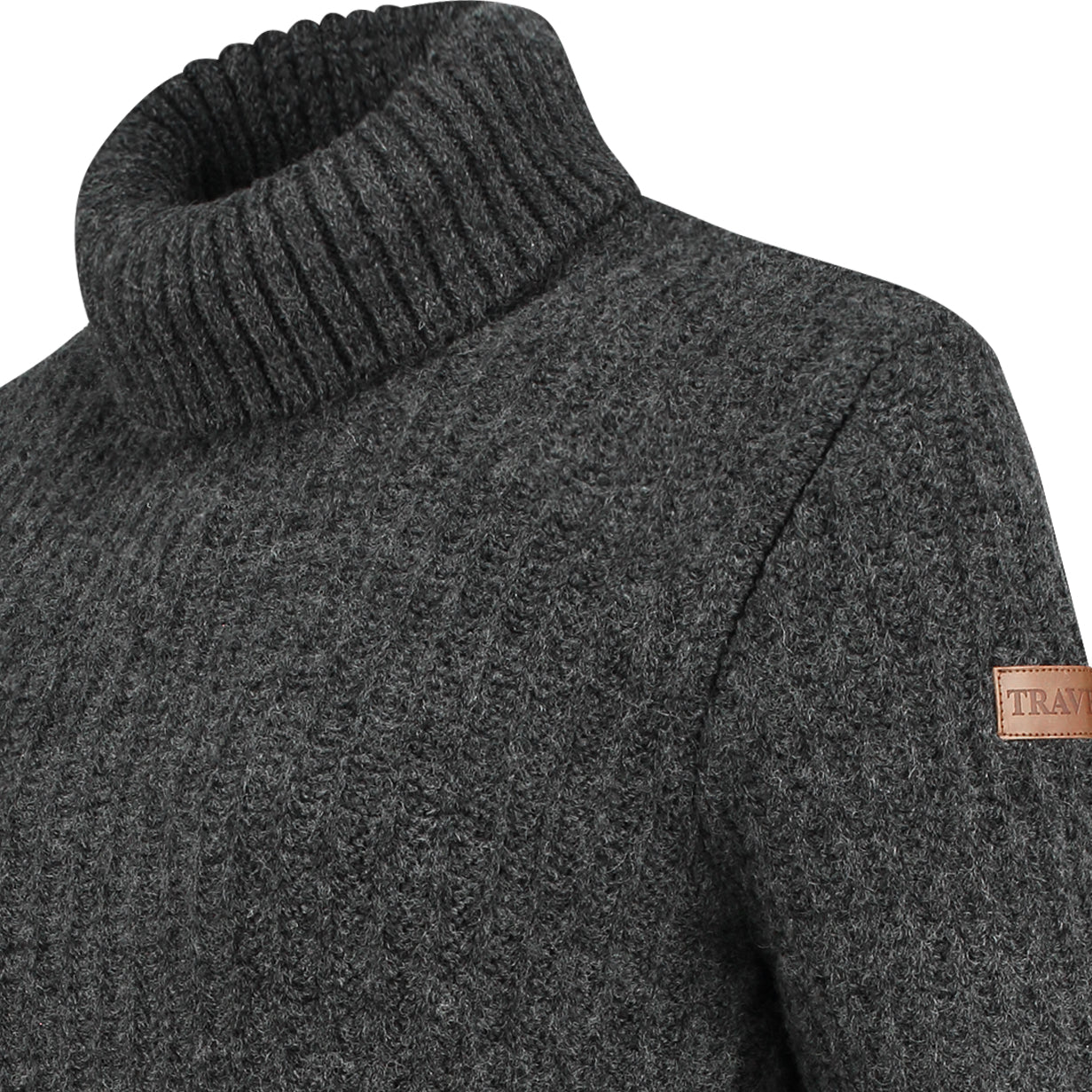 Turtleneck Boda Women - Knitted jumper - Antracite DCB