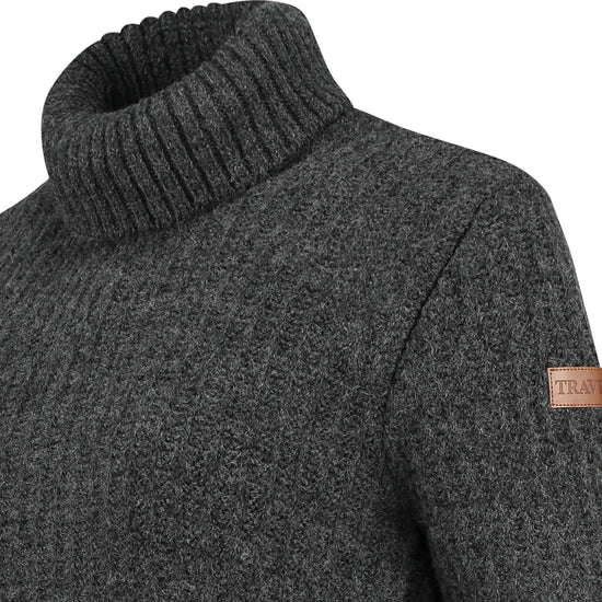 Turtleneck Boda Women - Knitted jumper - Antracite DCB