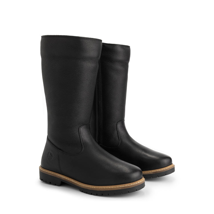 Forde Women - High boots - Wool-lined - Black FRD